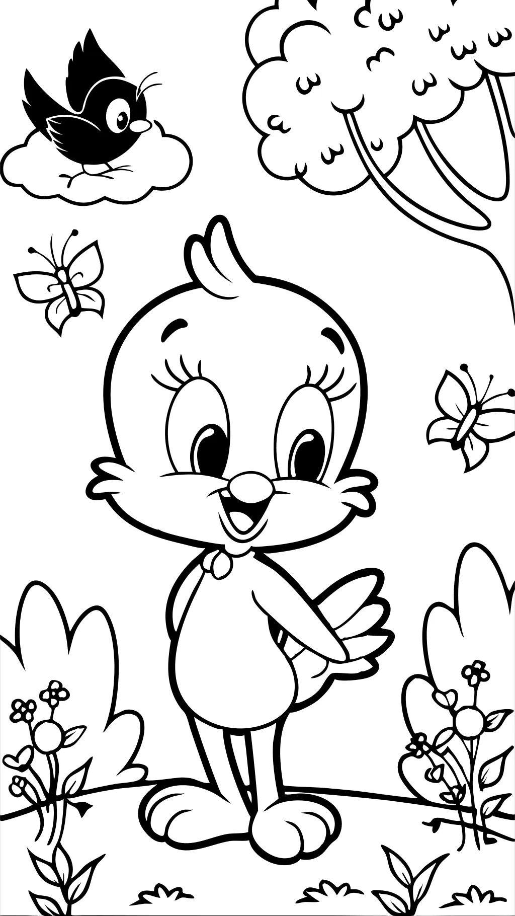 coloriages tweety